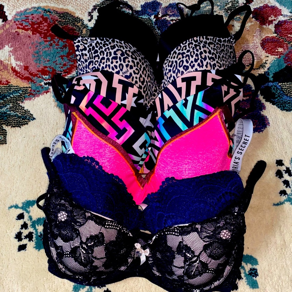 Victoria’s Secret/ Pink Bra Bundle (All 32D)